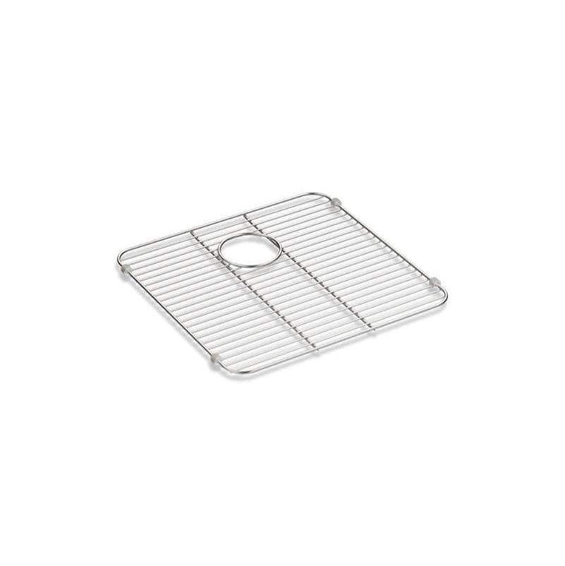 Iron/Tones  Stainless steel sink rack, 12-7/8" x 14-11/16"