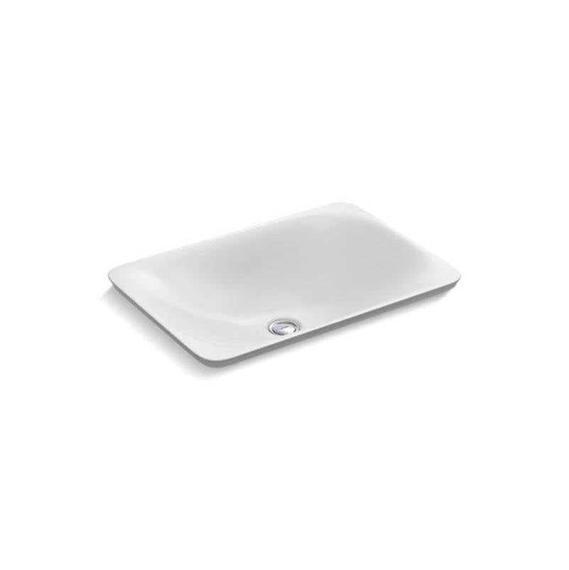 Carillon  21-1/4" rectangular drop-in bathroom sink, no overflow