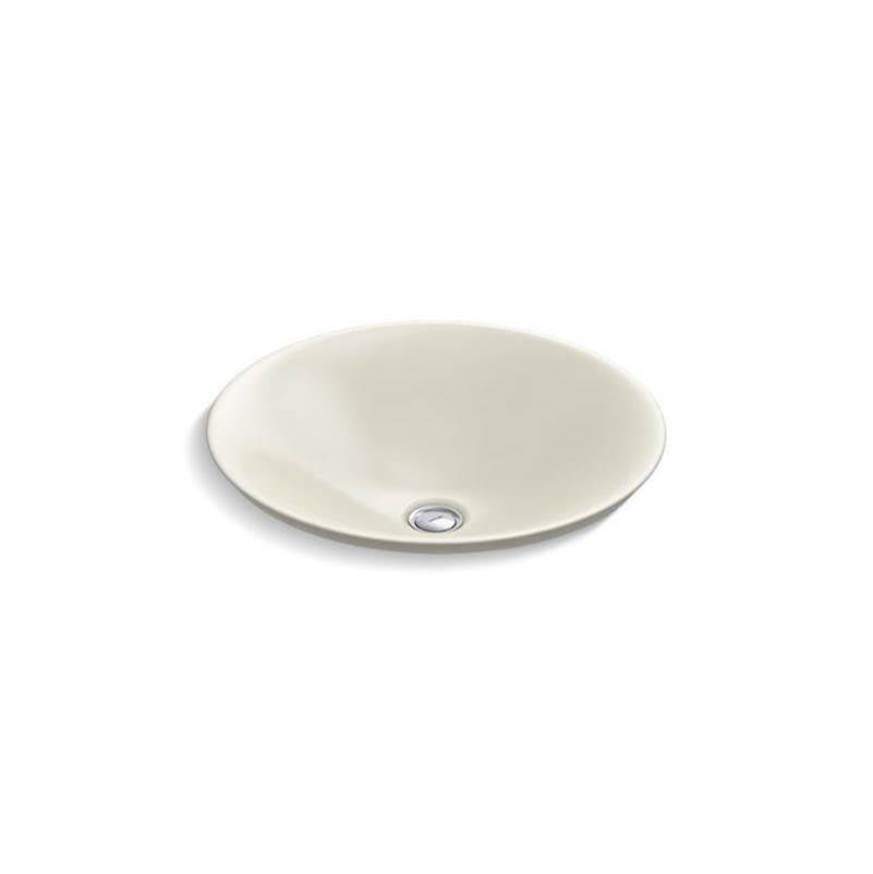 Carillon  17-3/4" round drop-in bathroom sink, no overflow