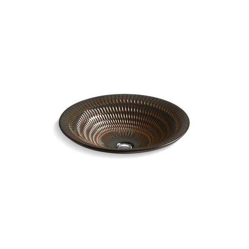 Derring  Carillon  17-3/4" round drop-in bathroom sink, no overflow