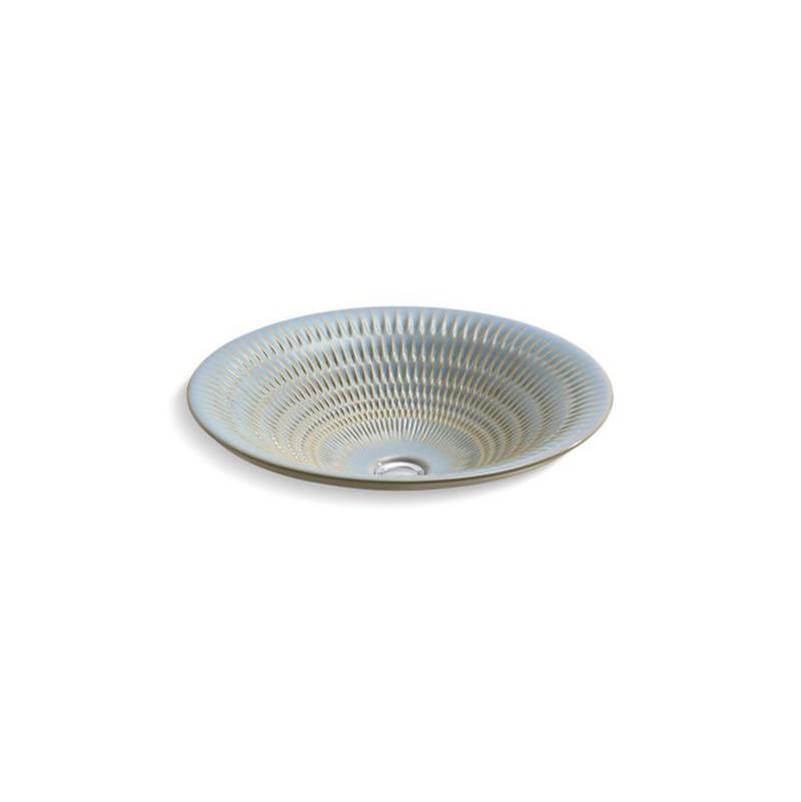 Derring  Carillon  17-3/4" round drop-in bathroom sink, no overflow