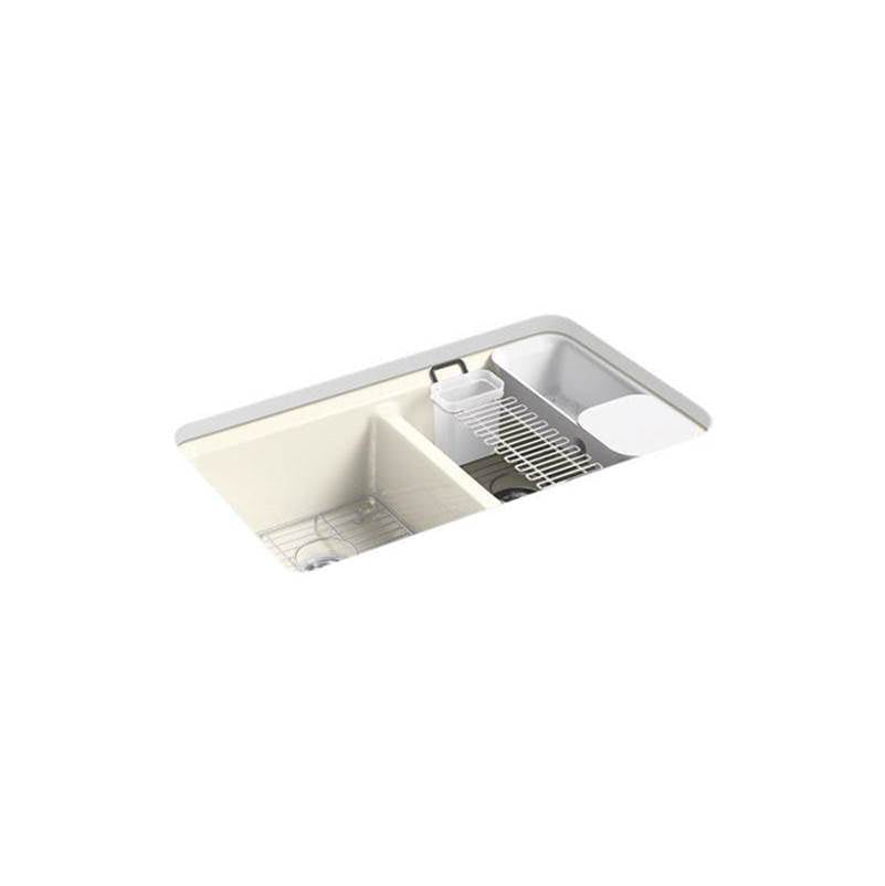 Riverby  33" undermount double-bowl workstation kitchen sink
