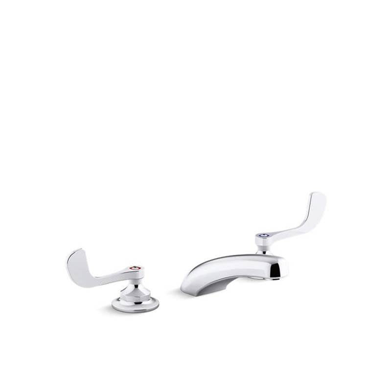 Triton  Bowe  1.0 gpm widespread bathroom sink faucet with laminar flow and wristblade handles, drain not included