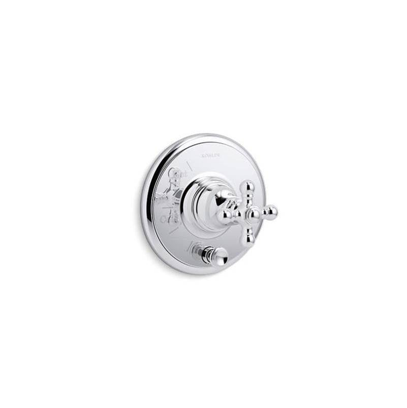 Artifacts  Rite-Temp  valve trim with push-button diverter and cross handle