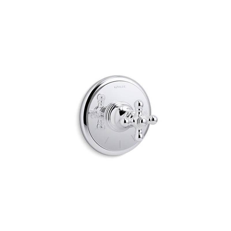 Artifacts  MasterShower  temperature control valve trim with cross handle