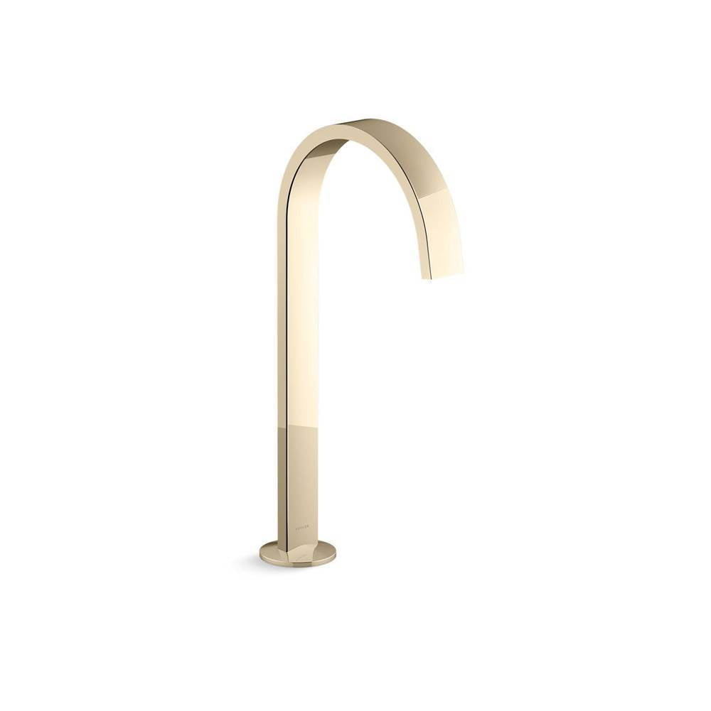 Components  Bathroom sink faucet spout with Ribbon design, 1.2 gpm