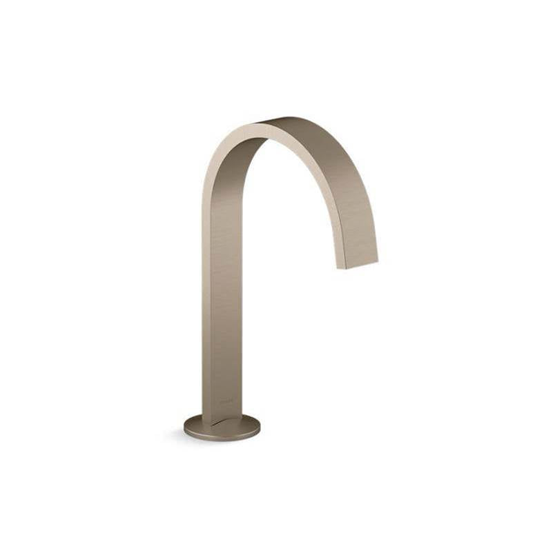 Components  Bathroom sink faucet spout with Ribbon design, 1.2 gpm