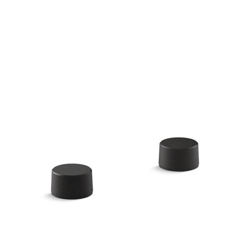 Components  Deck-mount bath faucet handles with Oyl design