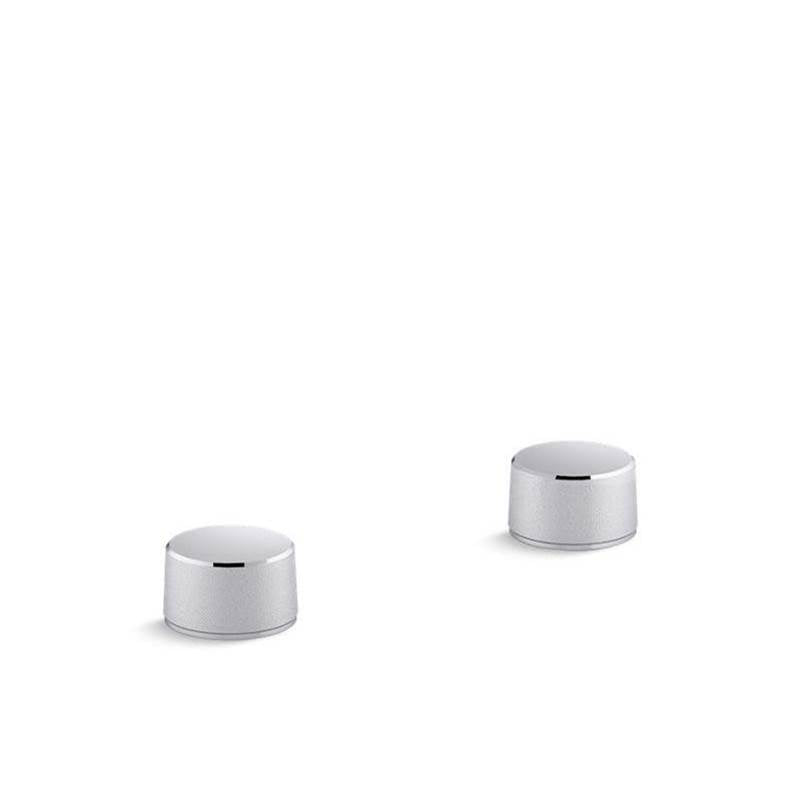 Components  Deck-mount bath faucet handles with Oyl design