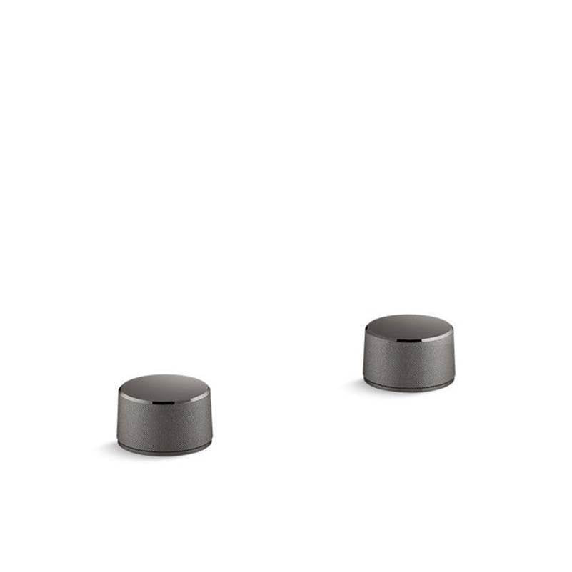 Components  Deck-mount bath faucet handles with Oyl design