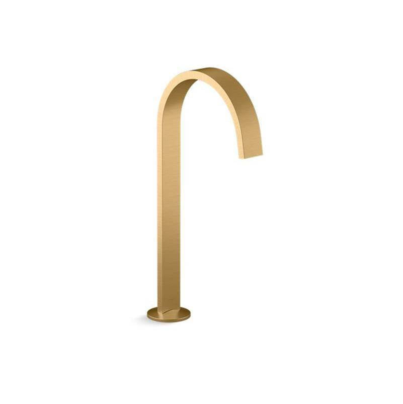 Components  Bathroom sink faucet spout with Ribbon design, 1.2 gpm