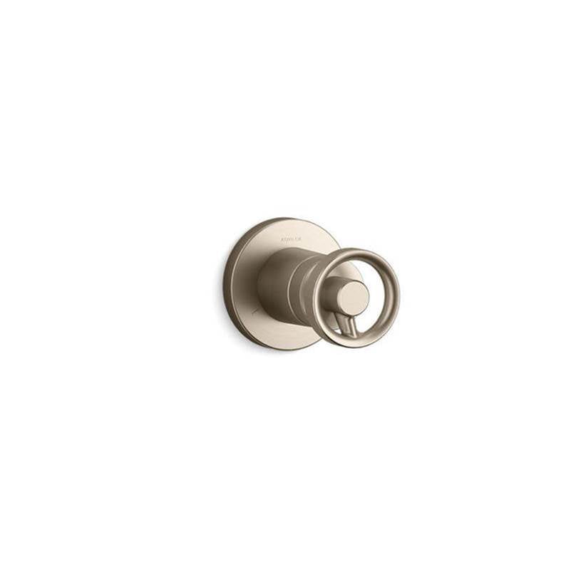 Components  MasterShower  transfer valve trim with Industrial handle