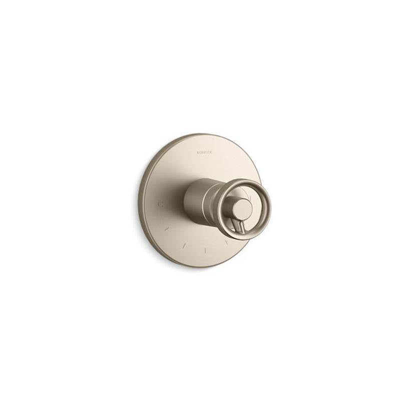 Components  MasterShower  temperature control valve trim with Industrial handle