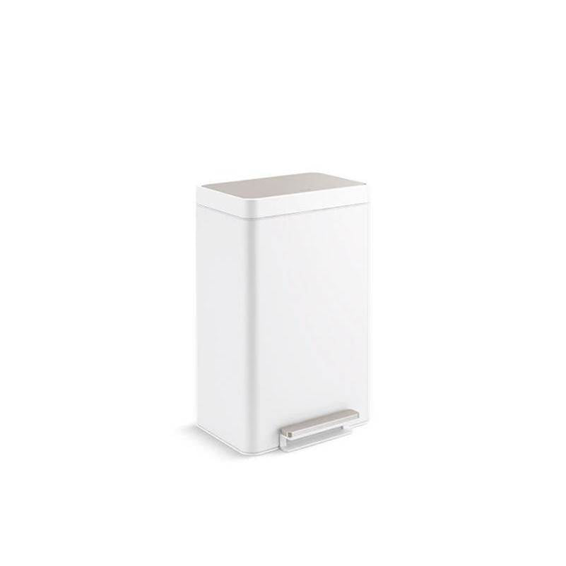 13-gallon stainless steel step trash can