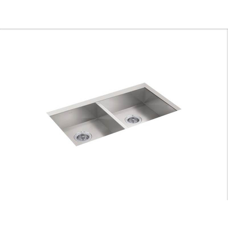 Vault 32" undermount double-bowl kitchen sink