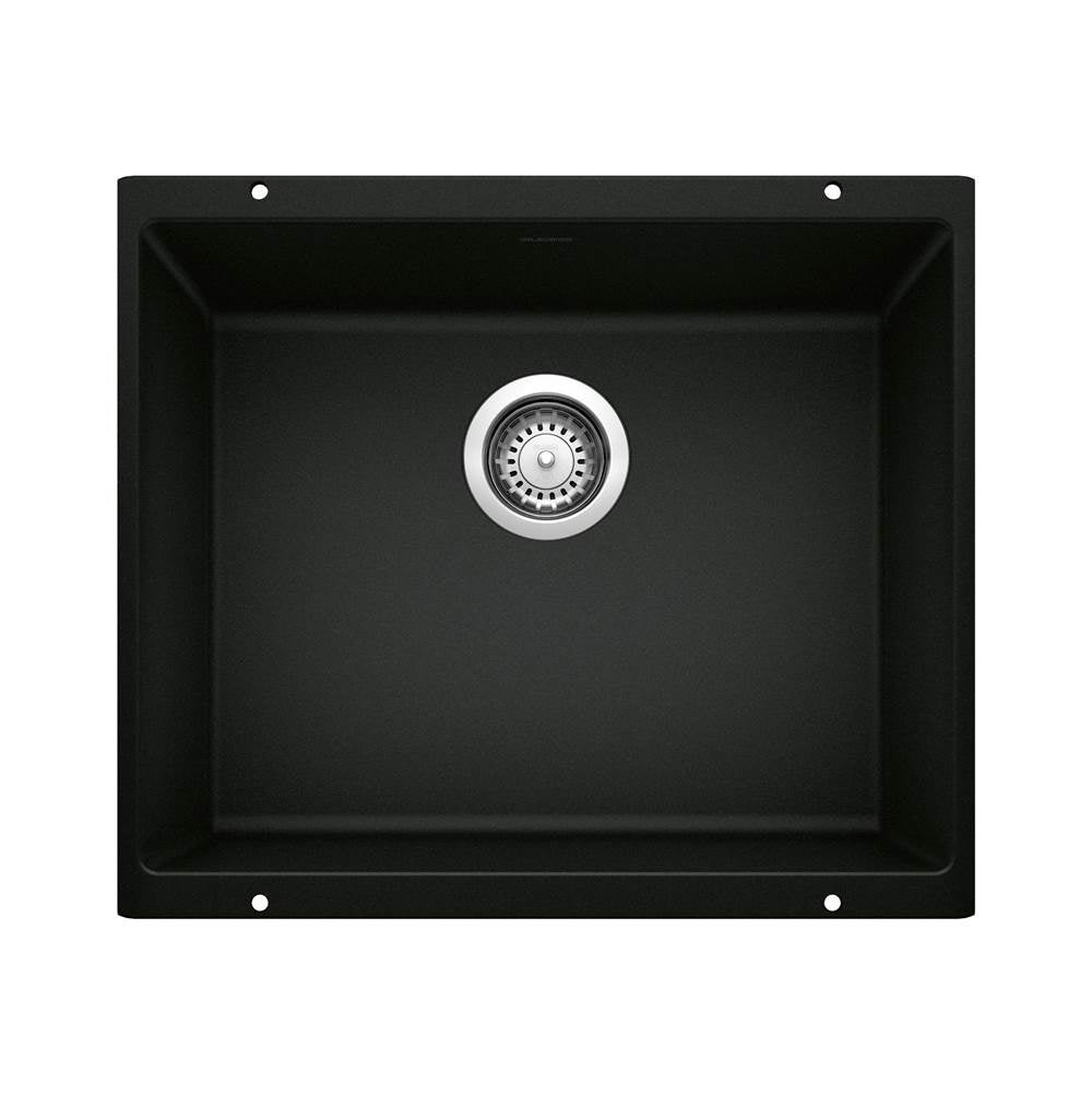 Precis SILGRANIT 21" Single Bowl Undermount Kitchen Sink - Cinder