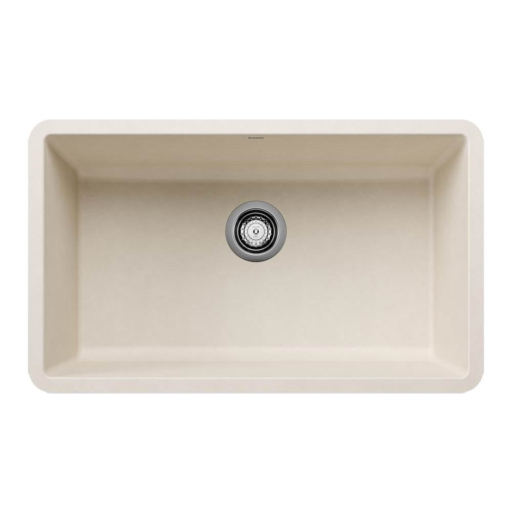 Precis SILGRANIT 30" Single Bowl Undermount Kitchen Sink - Volcano Gray