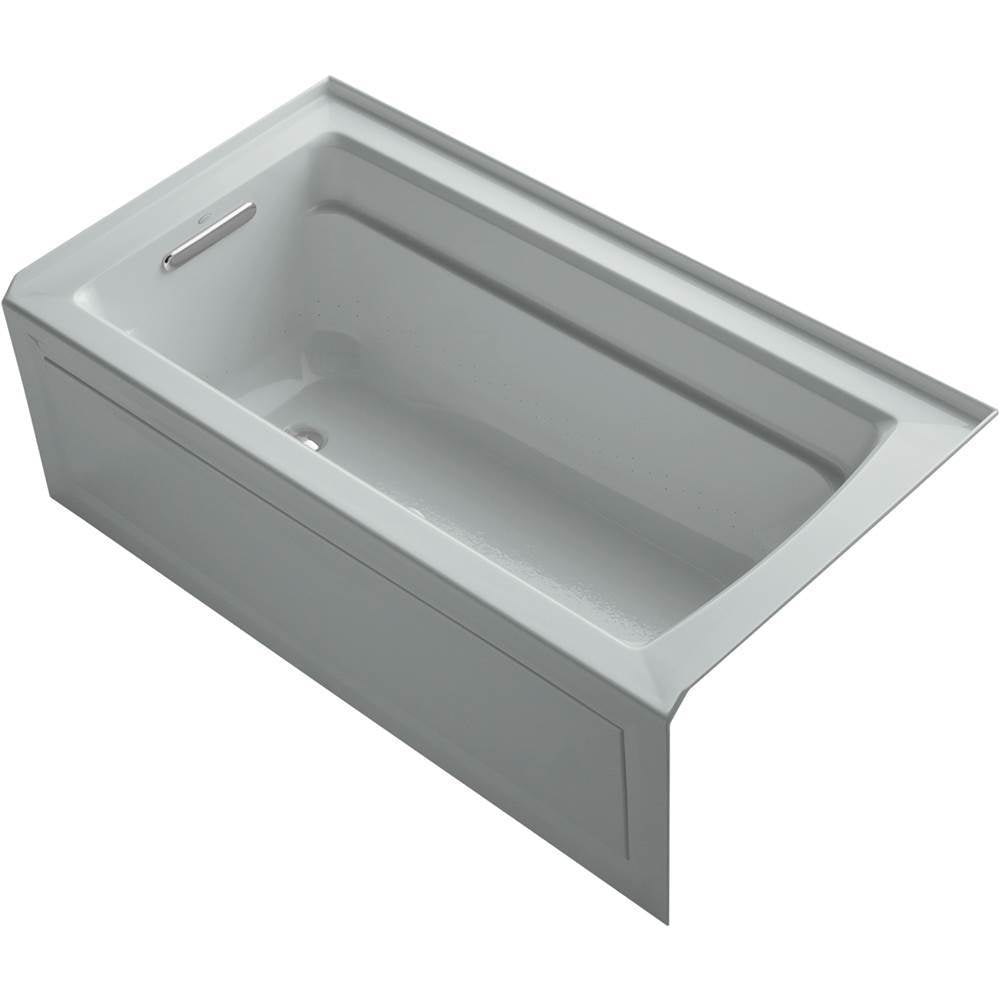 Archer  60" x 32" alcove Heated BubbleMassage air bath, left drain