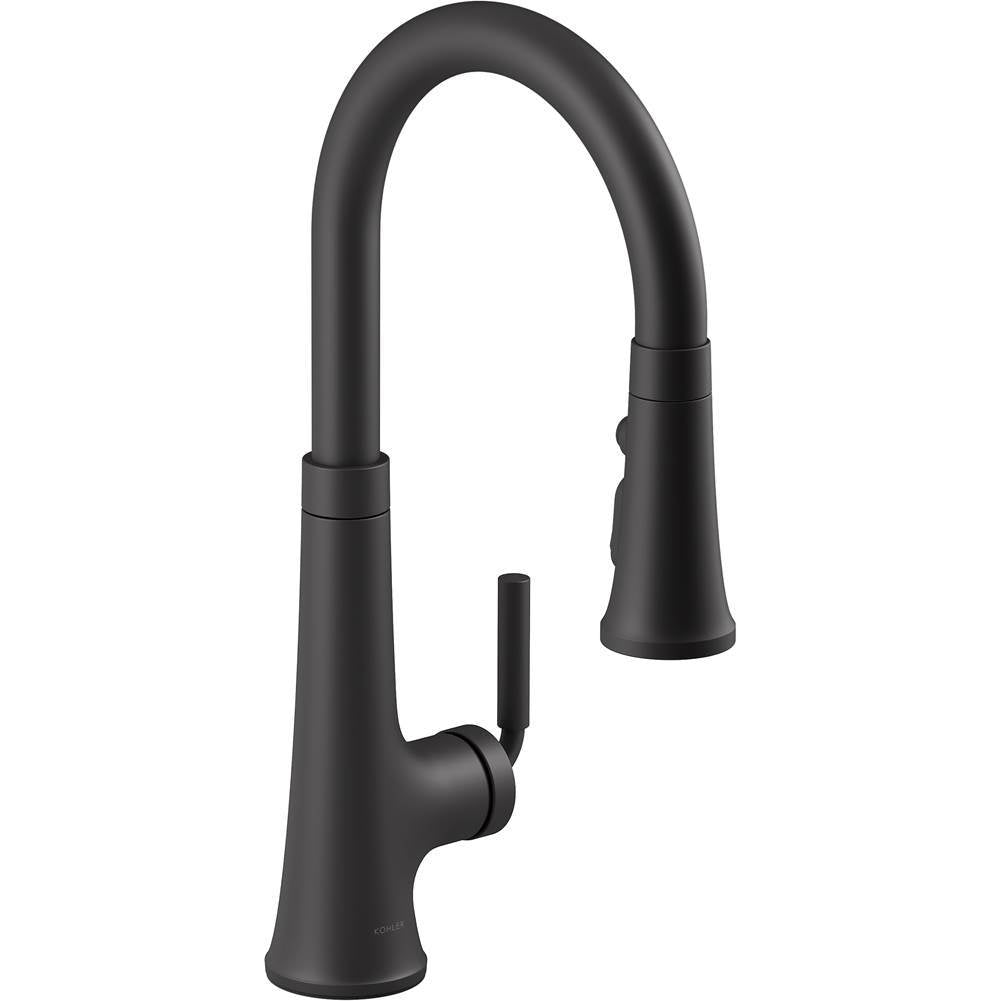 Tone  Pull-down kitchen sink faucet with three-function sprayhead