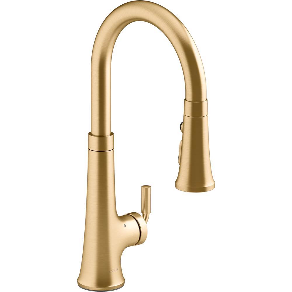 Tone  Touchless pull-down kitchen sink faucet with three-function sprayhead