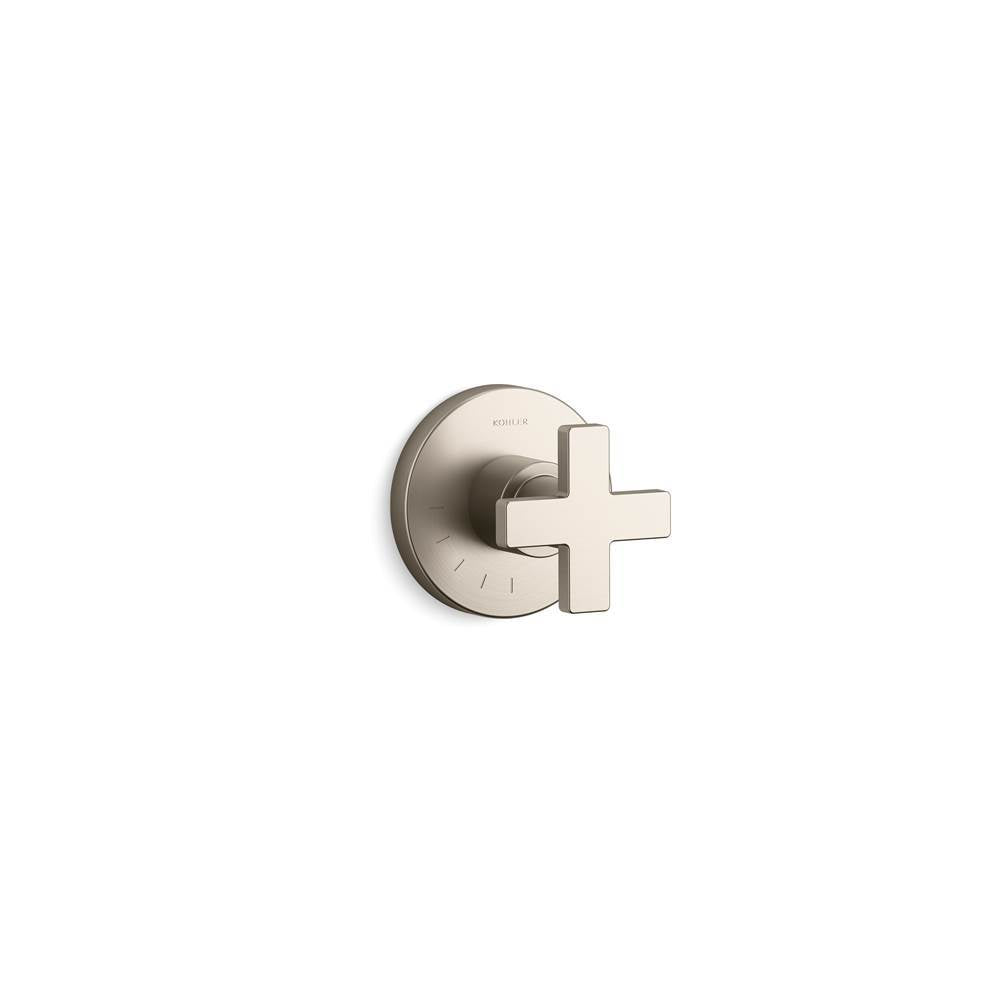 Composed  MasterShower  volume control valve trim with cross handle