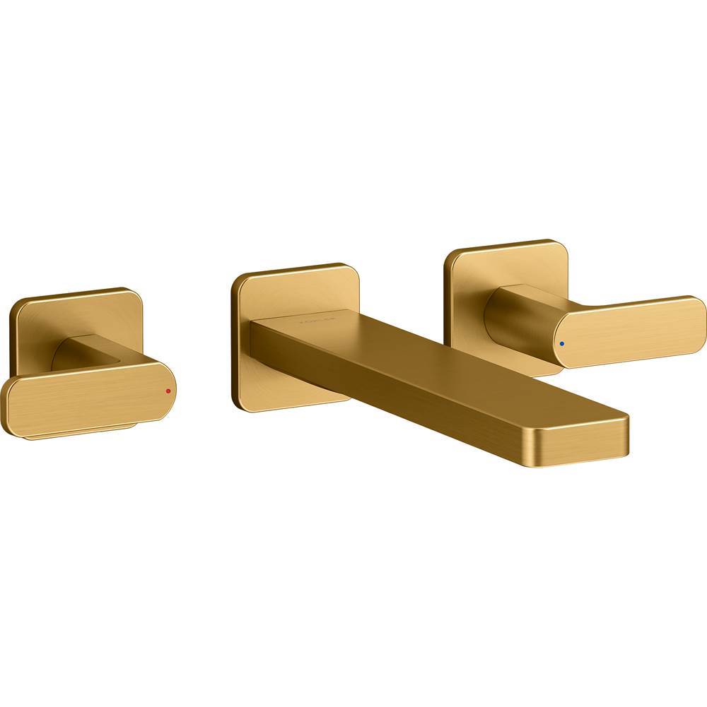 Parallel  Wall-mount bath faucet trim