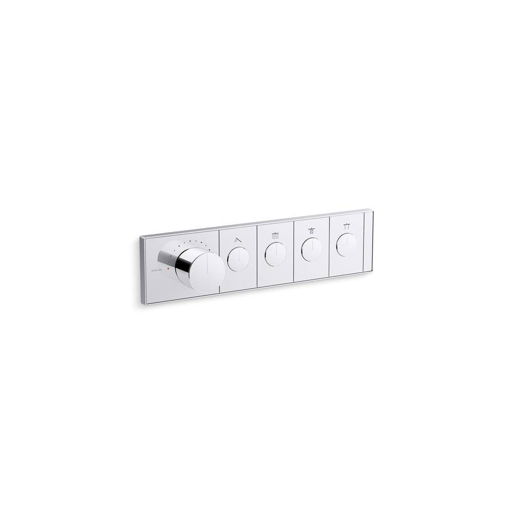Anthem  Four-outlet recessed mechanical thermostatic valve control