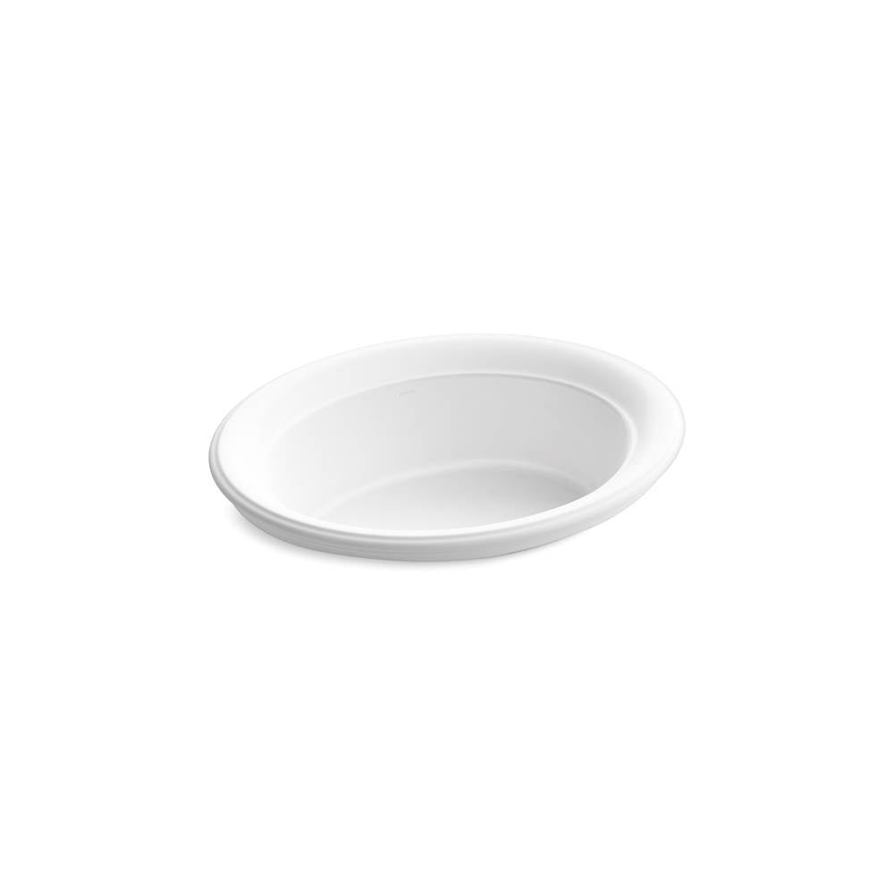 Artifacts 21" oval drop-in bathroom sink