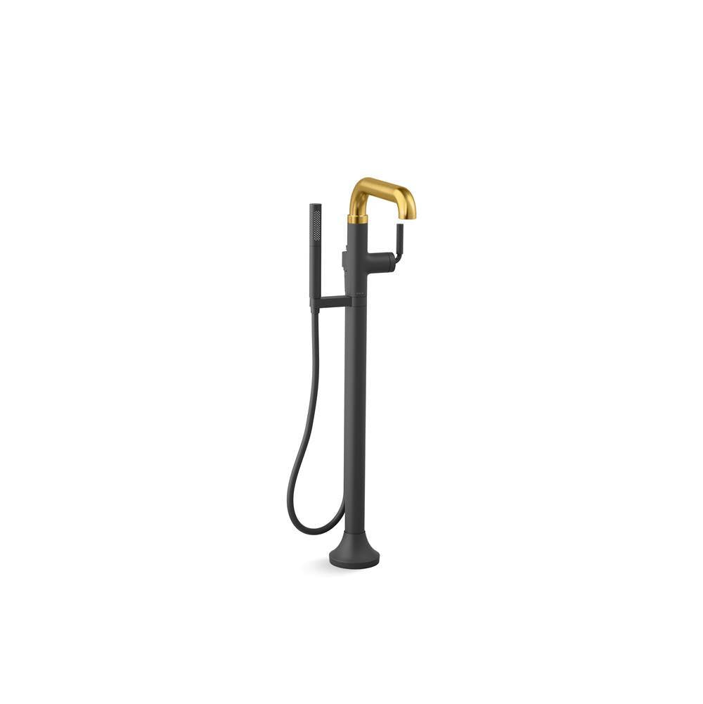 Tone Floor-mount bath filler trim with handshower