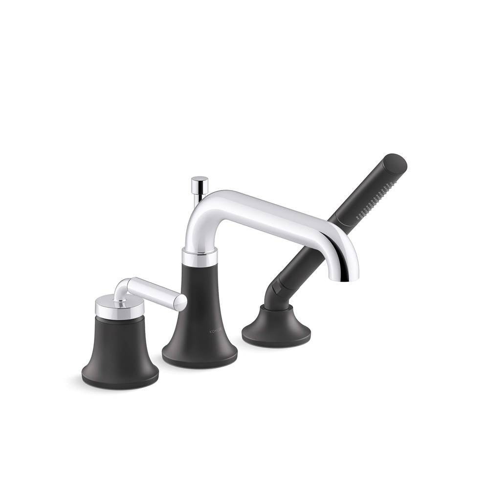 Tone Deck-mount bath faucet with handshower