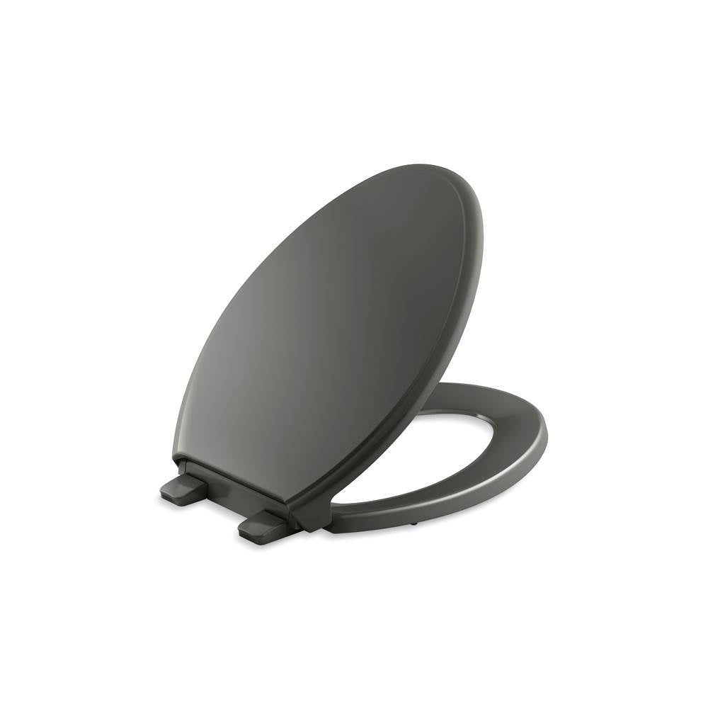 Glenbury ReadyLatch  Quiet-Close elongated toilet seat