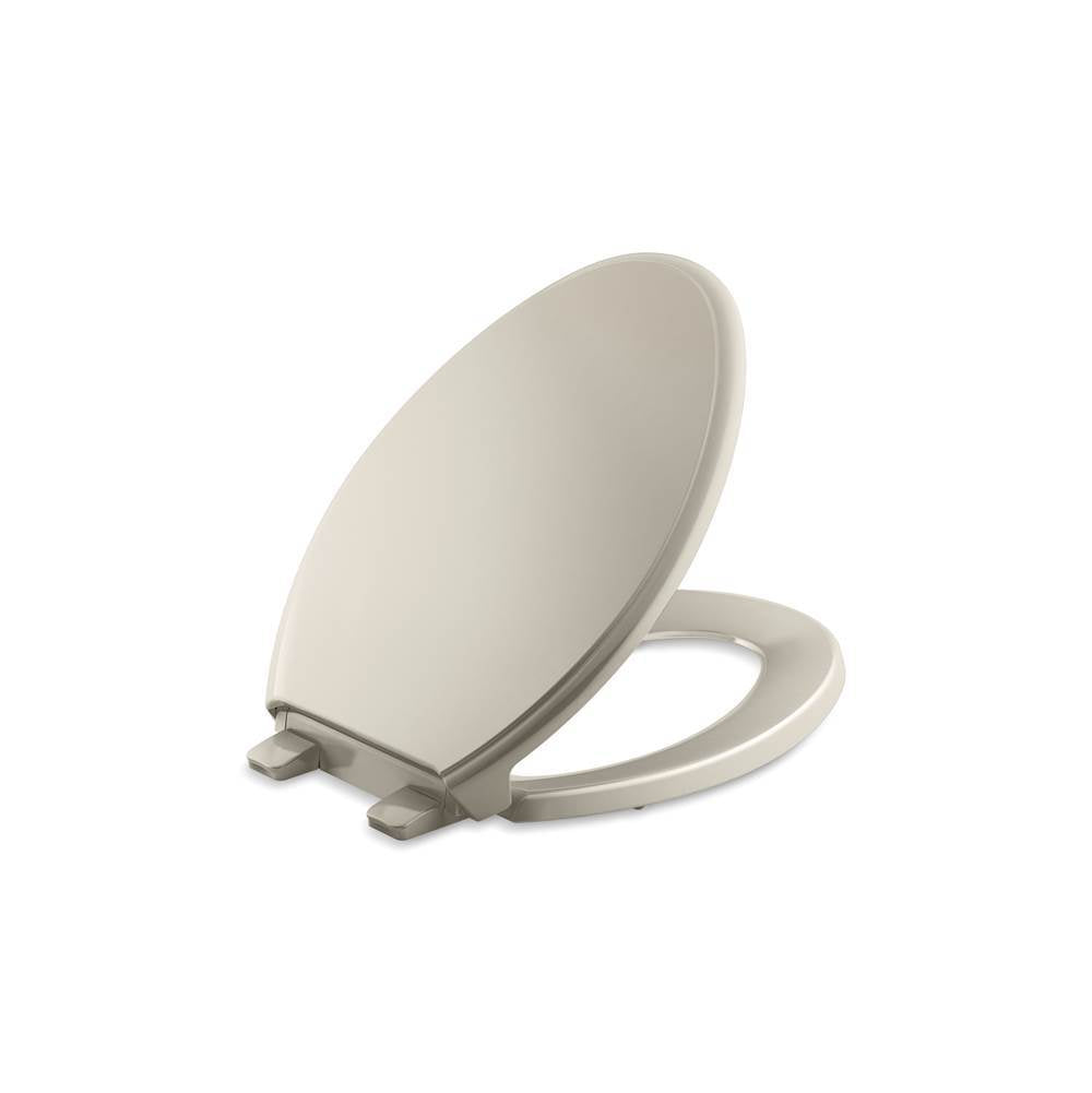 Glenbury ReadyLatch  Quiet-Close elongated toilet seat