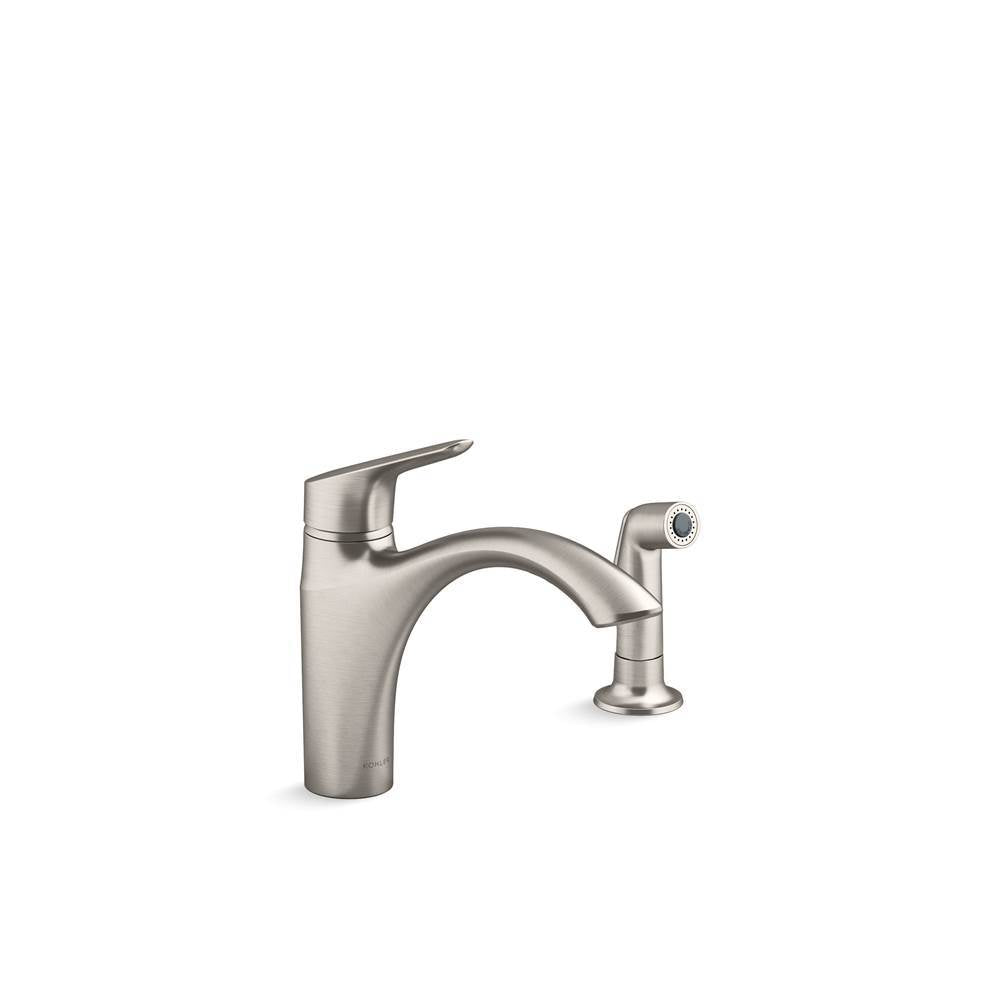 Rival  Single-handle kitchen sink faucet with side sprayer