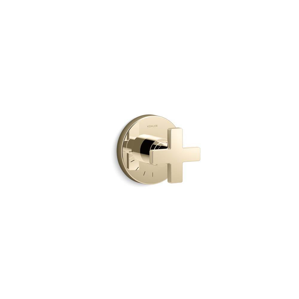 Composed  MasterShower  volume control valve trim with cross handle