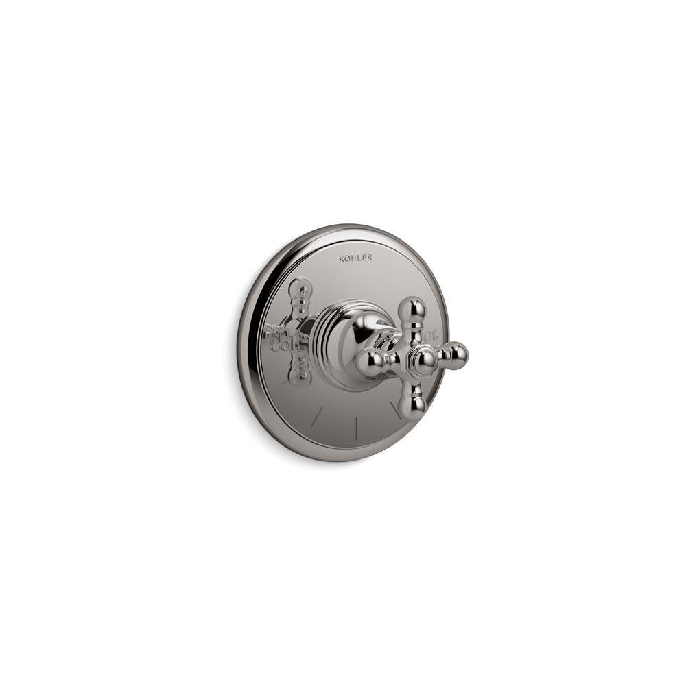 Artifacts  MasterShower  temperature control valve trim with cross handle