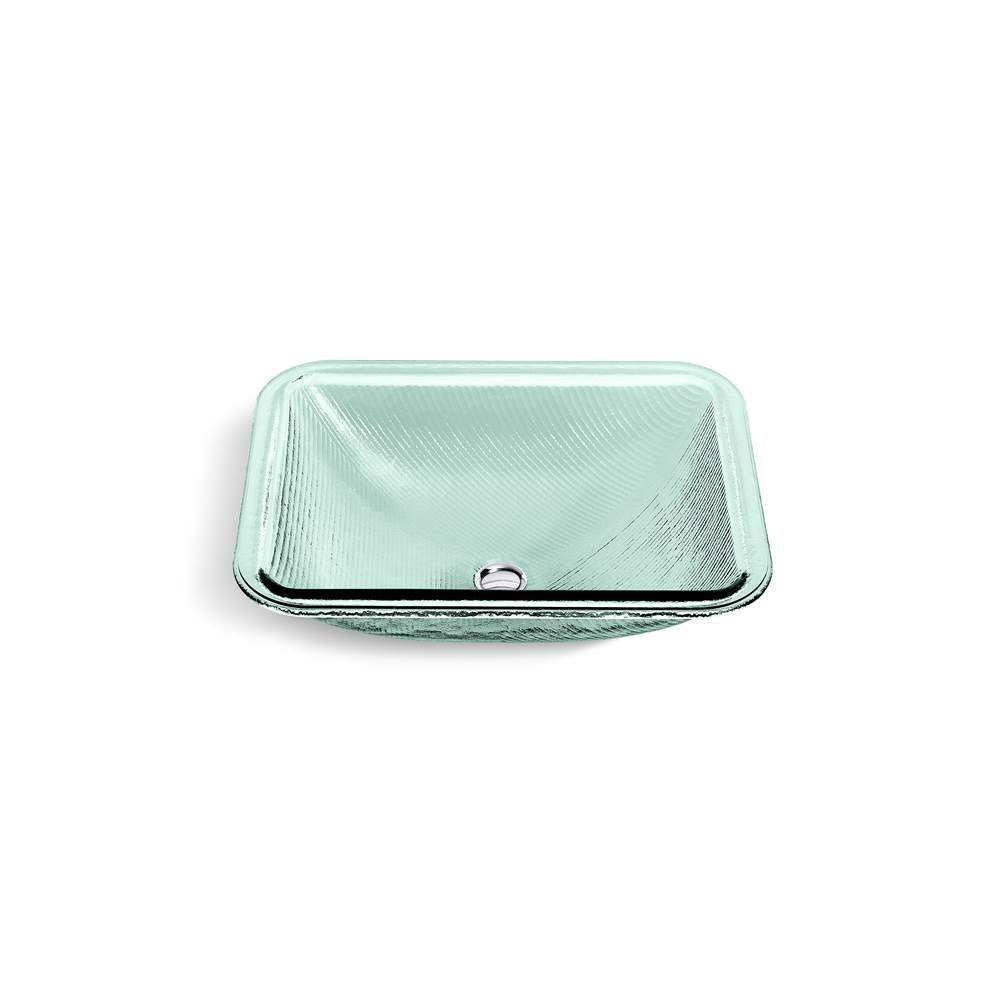 Yepsen  20" rectangular undermount bathroom sink, no overflow