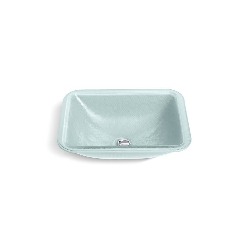 Yepsen  20" rectangular undermount bathroom sink, no overflow