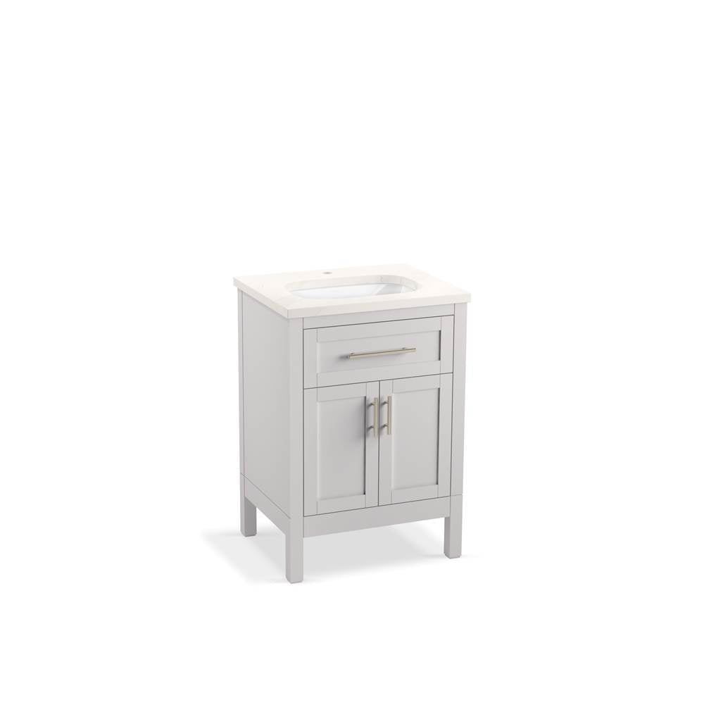 Hadron 24" bathroom vanity cabinet with sink and quartz top