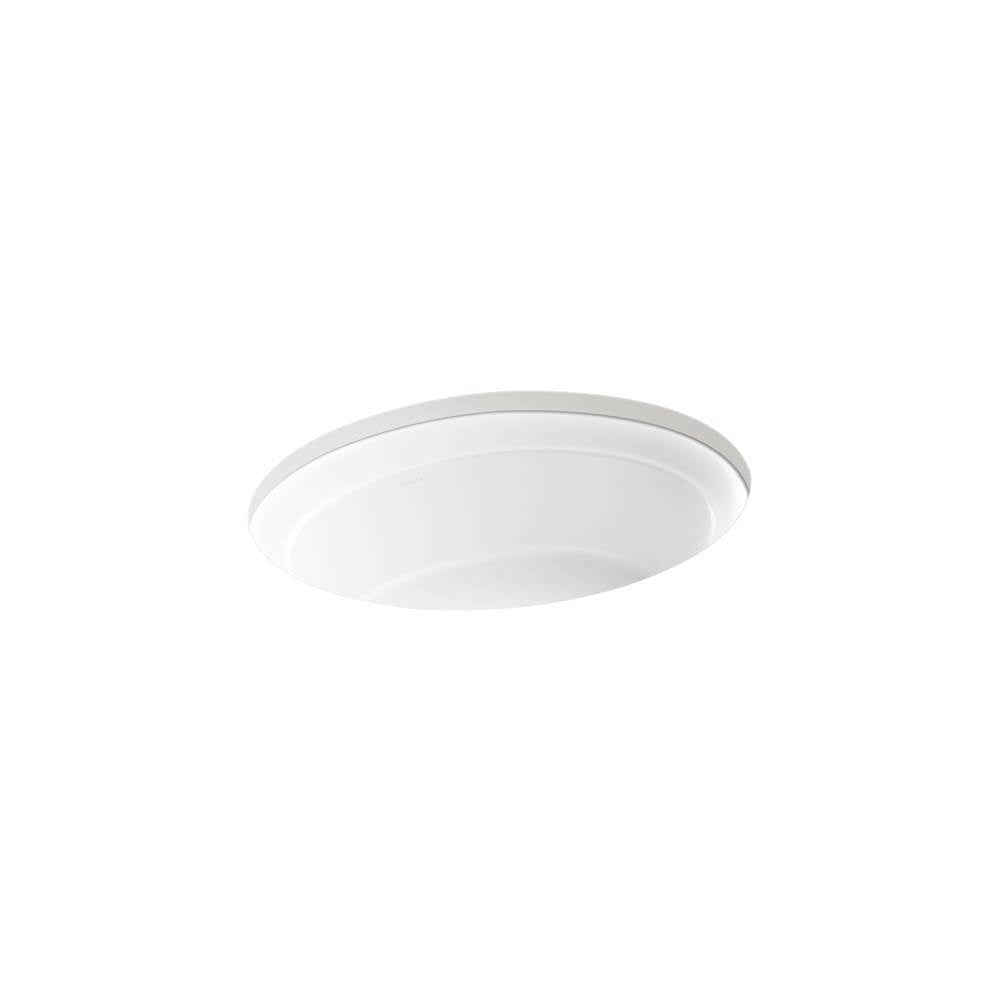 Artifacts 21-1/4" oval undermount bathroom sink