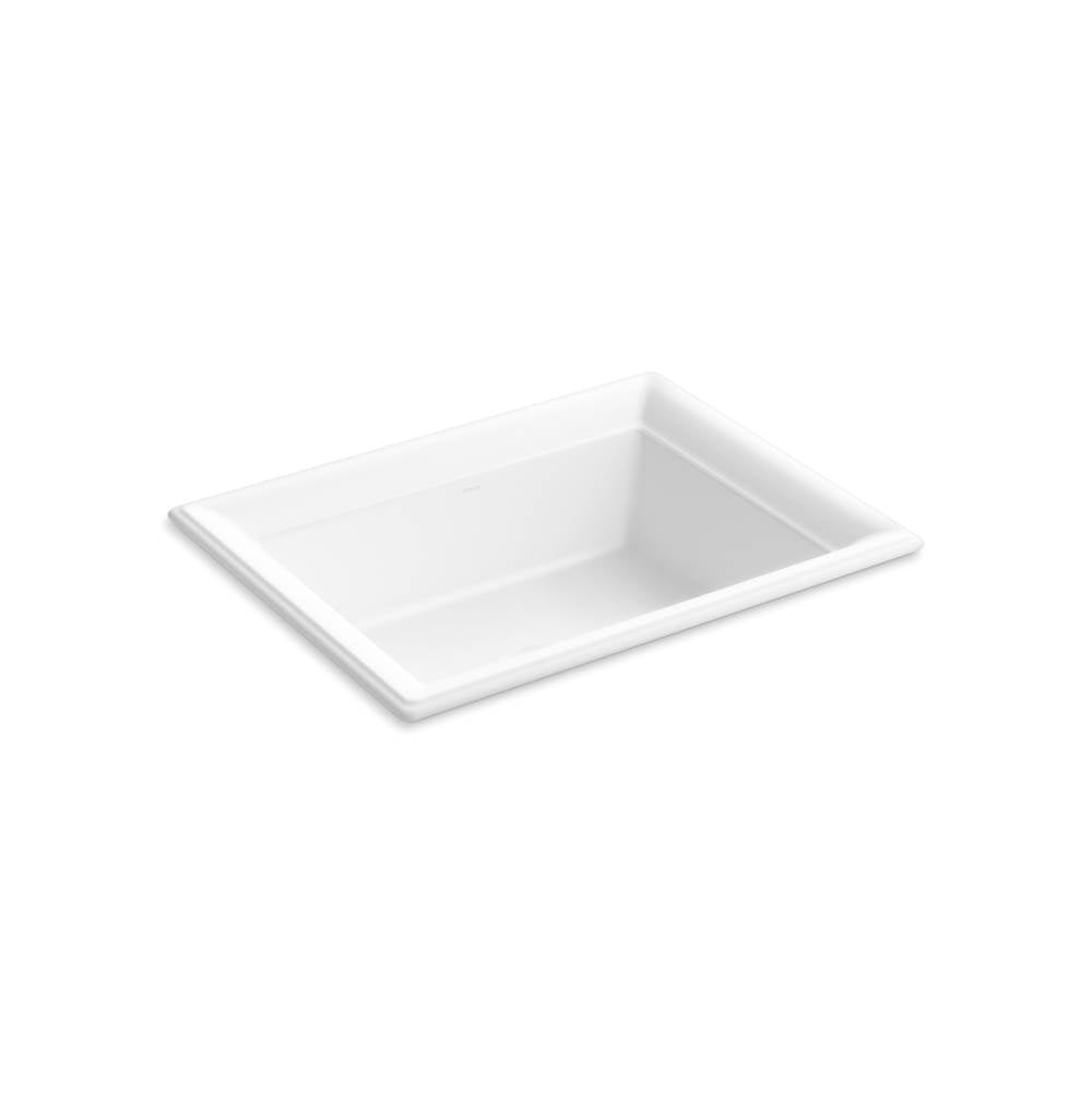 Artifacts 21" rectangular drop-in bathroom sink