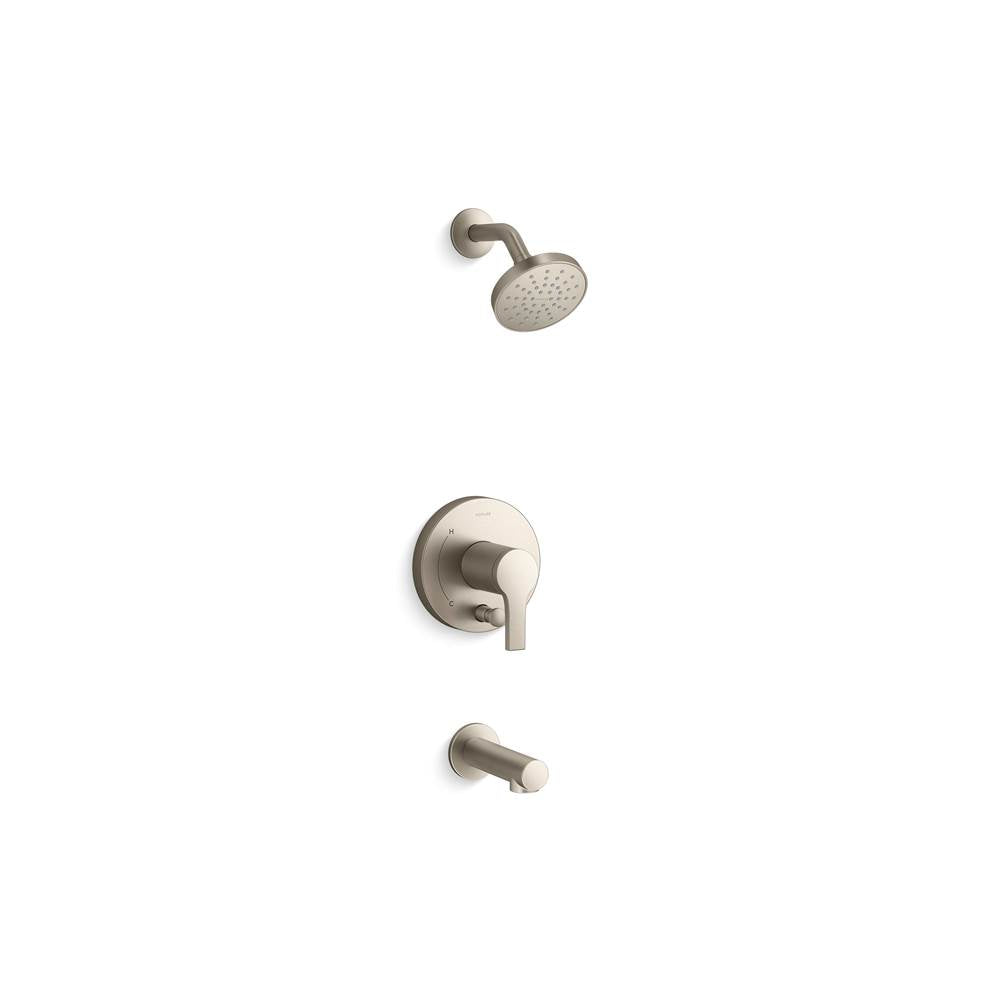 Elate  Rite-Temp  Bath And Shower Trim Kit With Push-Button Diverter 2.5 GPM