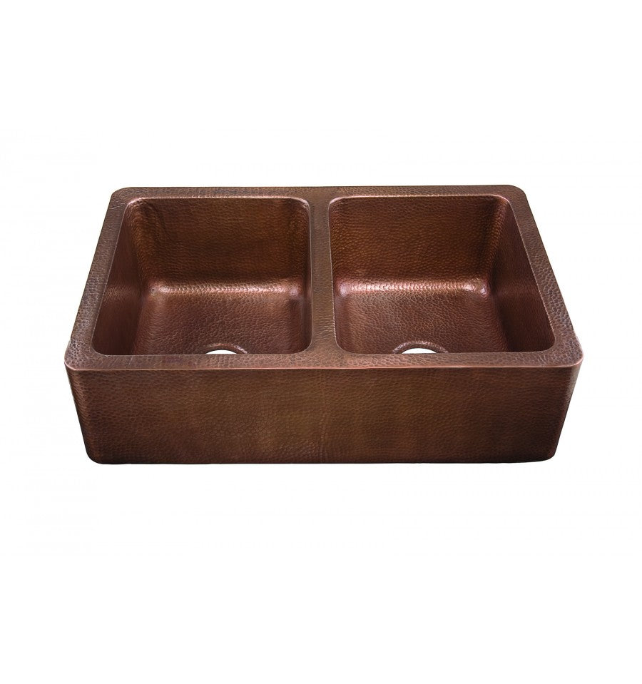 Thompson Traders KDA-3322AH Quiroga Kitchen Sink in Antique Copper
(Hammered)