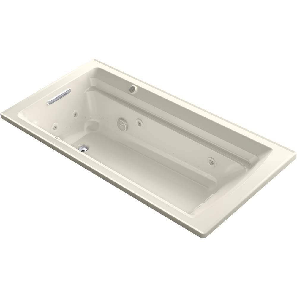 Archer  72" x 36" drop-in Heated BubbleMassage air bath and whirlpool