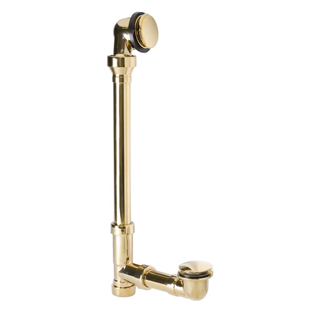 Clawfoot Style Bath Waste and Overflow with EZ-Click™ Trim Kit (Brass Body)