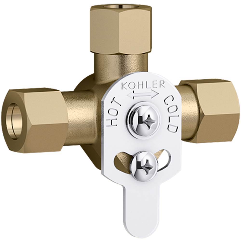 Mechanical mixing valve