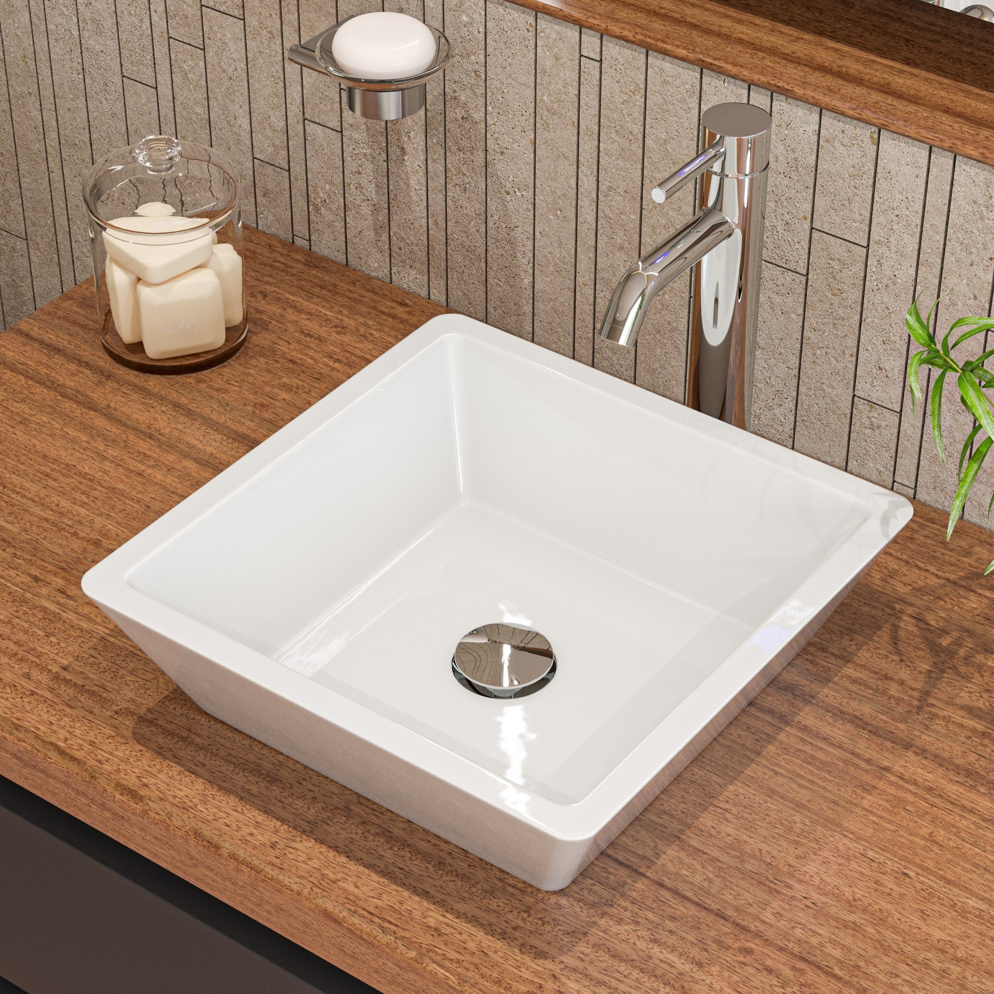 Above Mount Ceramic Sink