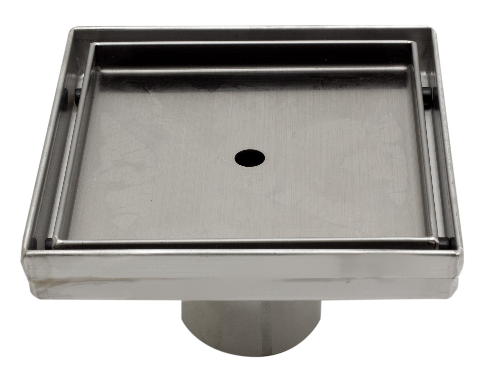 Modern Square Stainless Steel Shower Drain W/O Cover