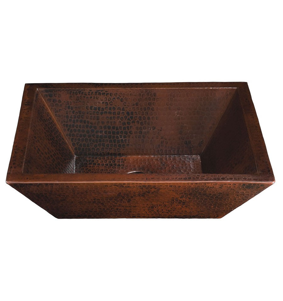 Thompson Traders BPV-1914BC Tonala Bathroom Sink in Aged Copper
(Hammered)
