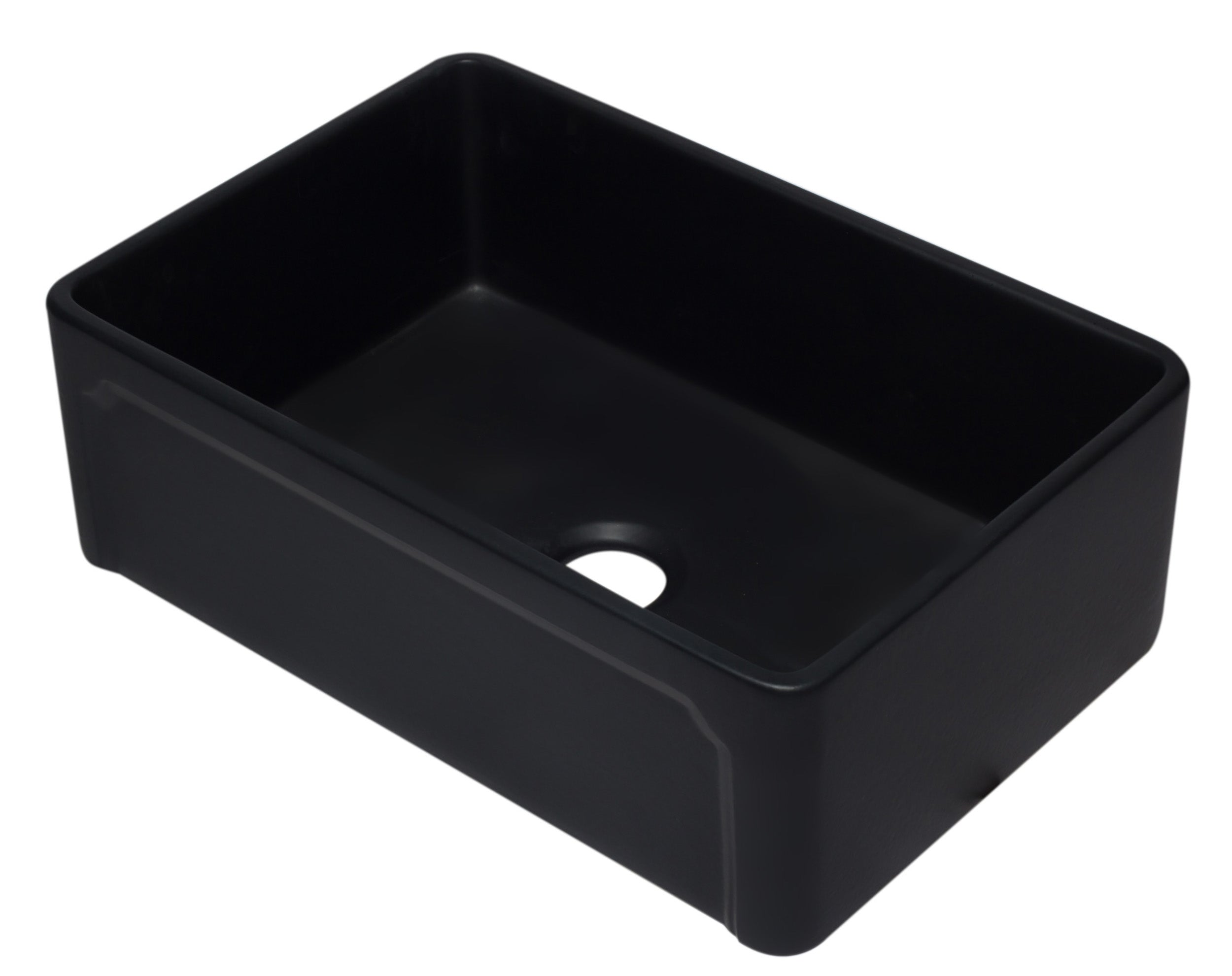 Reversible Single Fireclay Farmhouse Kitchen Sink