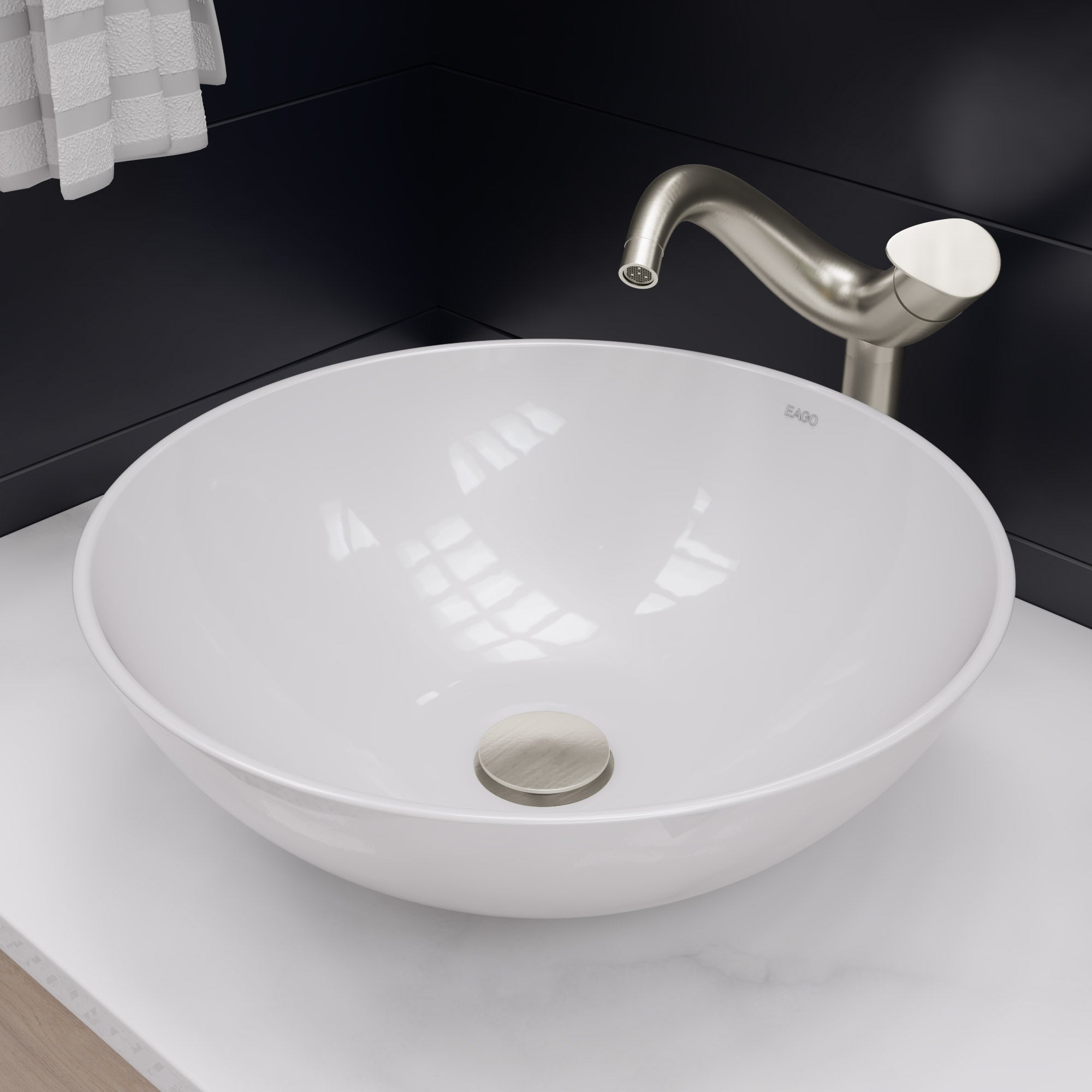 Mount Bathroom Basin Vessel Sink